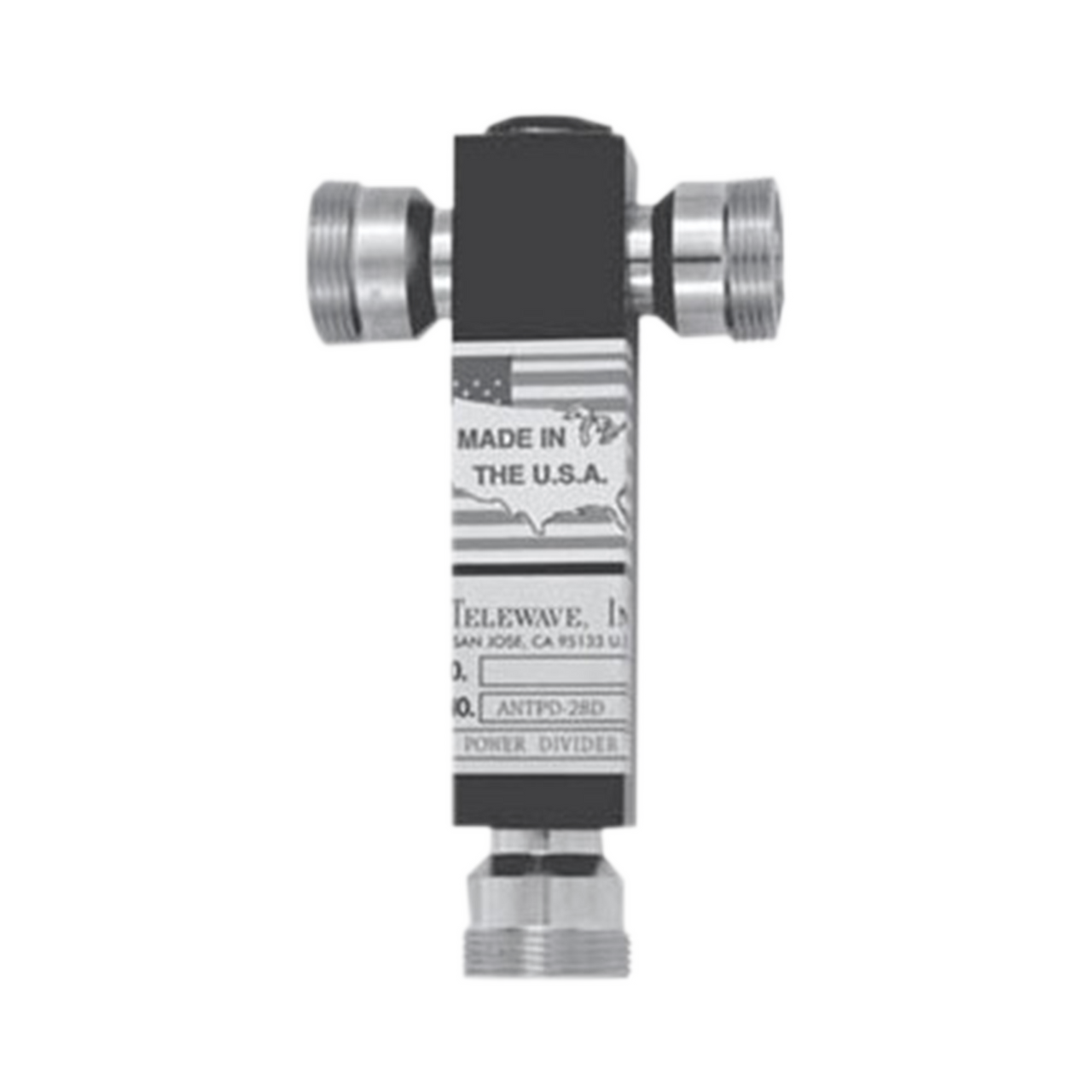 ANTPD-34-D Divisor de Potencia de 3 vías, 350-600 MHz, 500 W, Conectores DIN 7-16 Hembra.