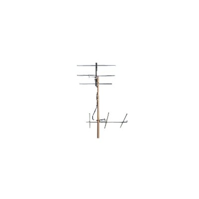 AO3TV/7 Juego de 2 Antenas Bi-direccionales de 3 elementos para TV, 3 dB, Canal 7