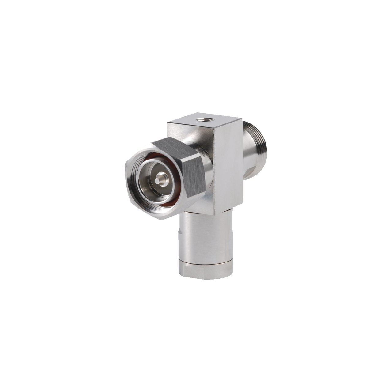 APT-DFDM-DB Arrestor Plus® Dual Band Quarterwave Surge Arrestor (T-shaped), 806?960 MHz and 1700?2170 MHz, with interface types DIN Female and DIN Male