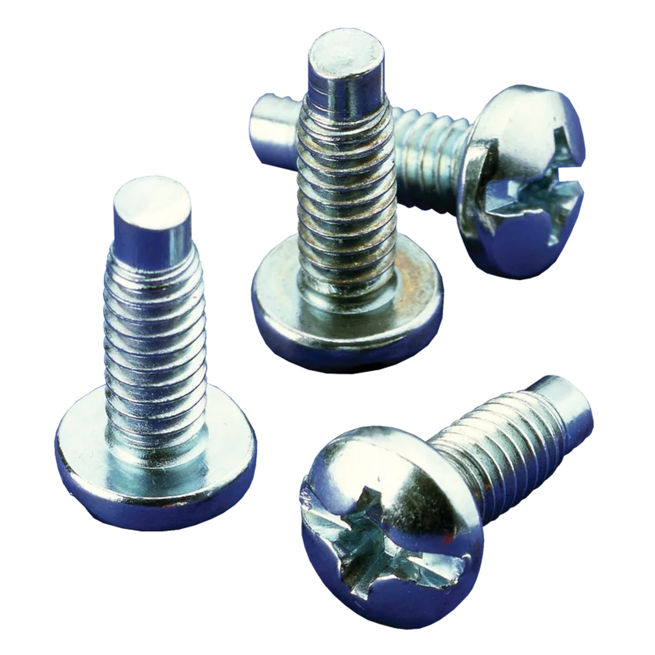 AS1032B Kit de 20 Tornillos #10-32 x 0.75, Para Uso con Rieles de Tornillo Directo o Tuerca Enjaulada, de Acero, Color Negro