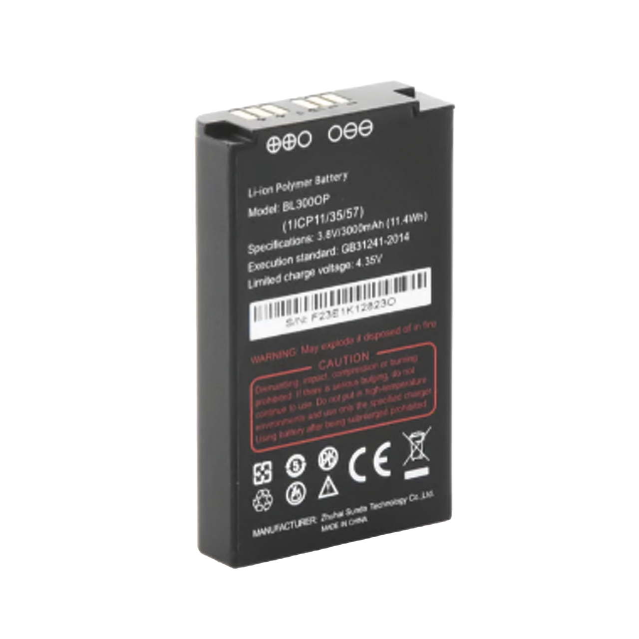 BL300OP Batería de Respuesto para Radio RG360 RugGear