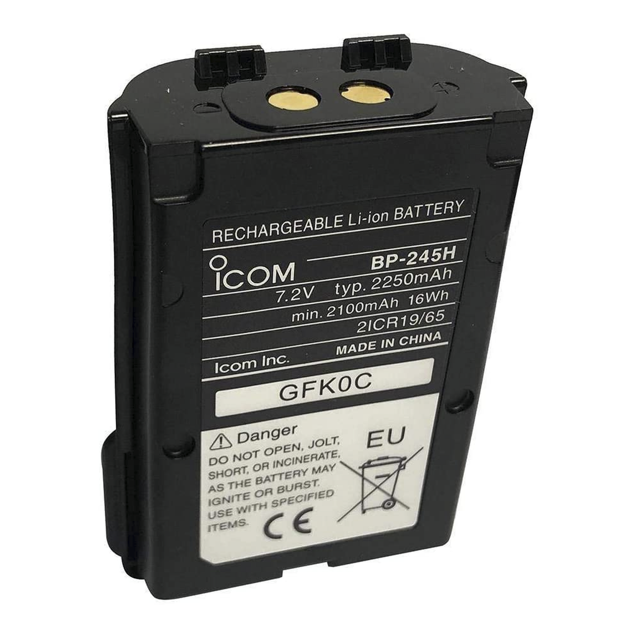 BP-245H Batería Li-Ion 7.2V/ 2000mAh, para radio ICM72, M73