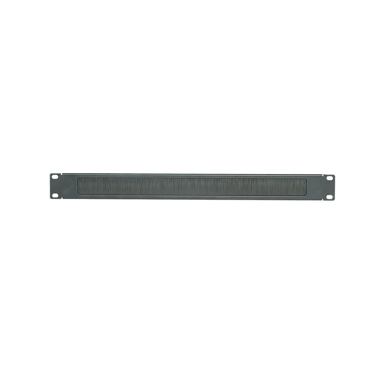 BR1B Tapa Ciega para Rack de 19in, Tipo Cepillo de Nylon, para Paso de Cables y Mejor Manejo Térmico, Color Negro, 1 UR