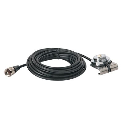 BR-311 Montaje de 3/4 (Nmo) para Cajuela, 5 m de Cable RG-58A/U, Conector UHF (PL-259) Macho.
