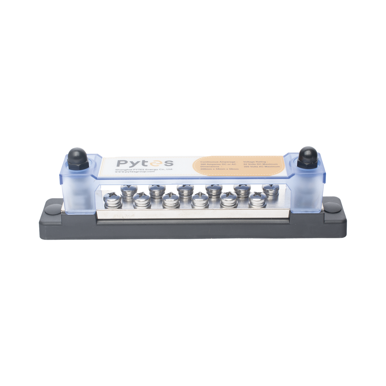 BUSBAR300A Bloque de Terminales de 12+2  Líneas, 300A, para Baterias