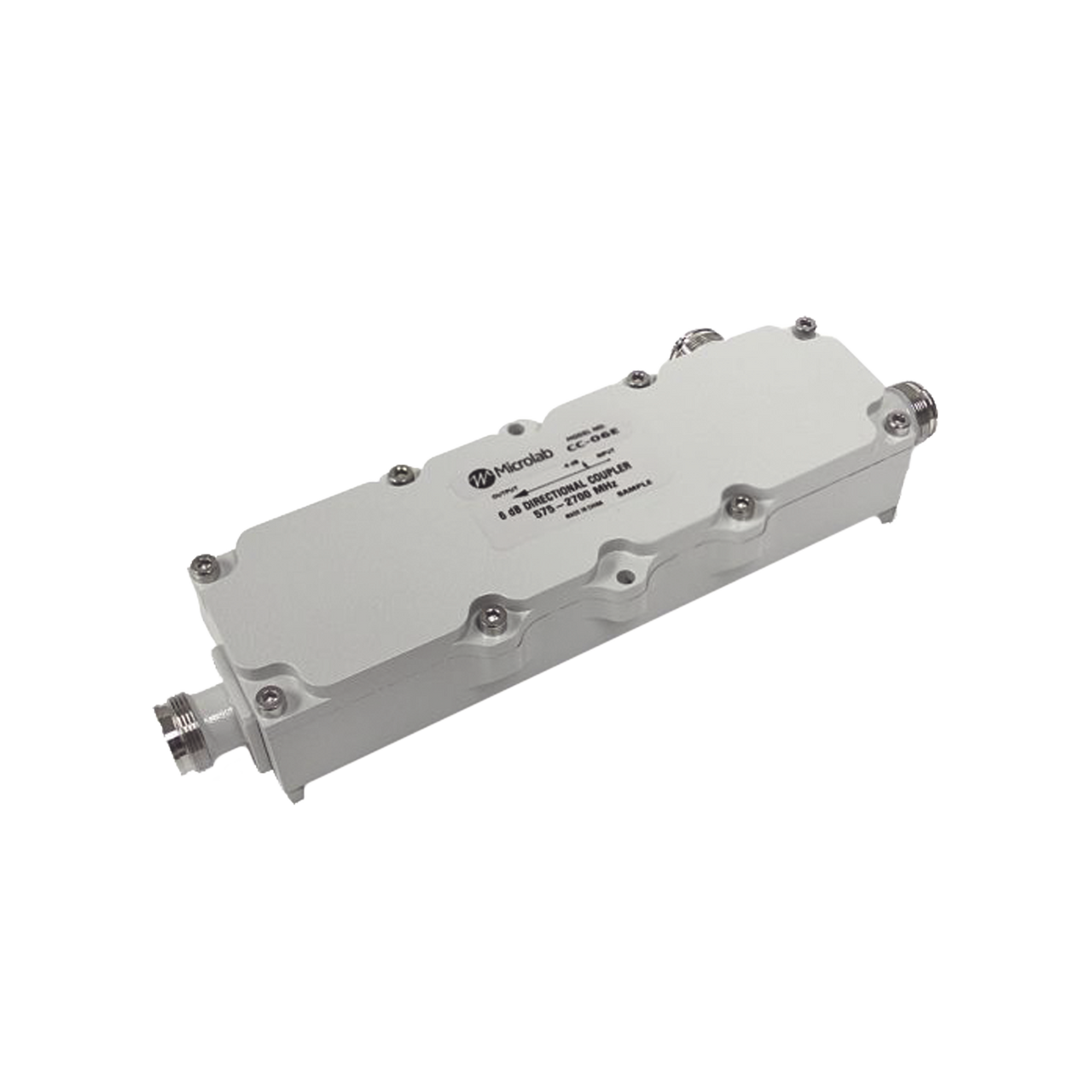 CC-06E Acoplador direccional 6dB 575-2700MHz 300W - 161 dBc 4.3 - 10 IP67