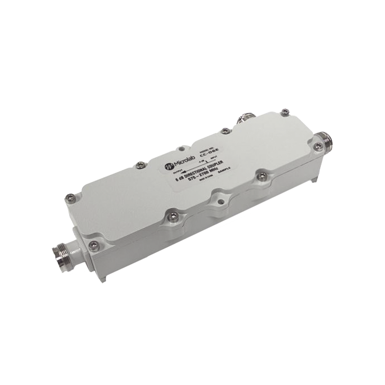 CC-07E Acoplador direccional 7dB 575-2700MHz 300W - 161 dBc 4.3 - 10 IP67