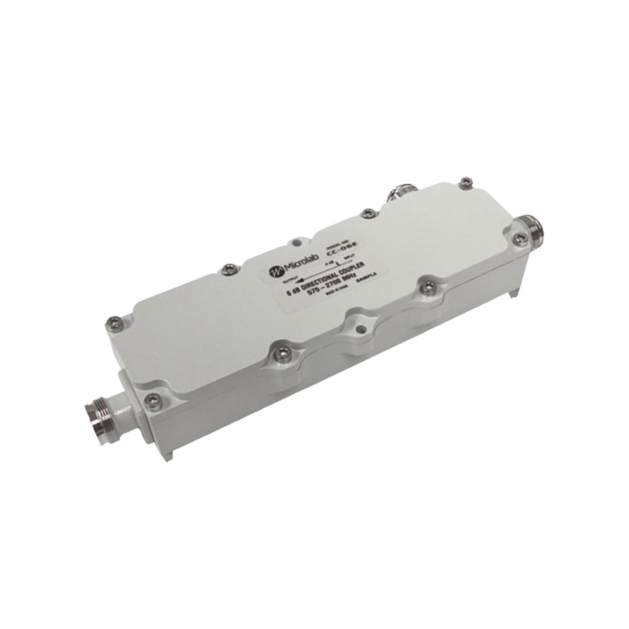 CC-10E Acoplador direccional 10dB 575-2700MHz 300W - 161 dBc 4.3 - 10 IP67