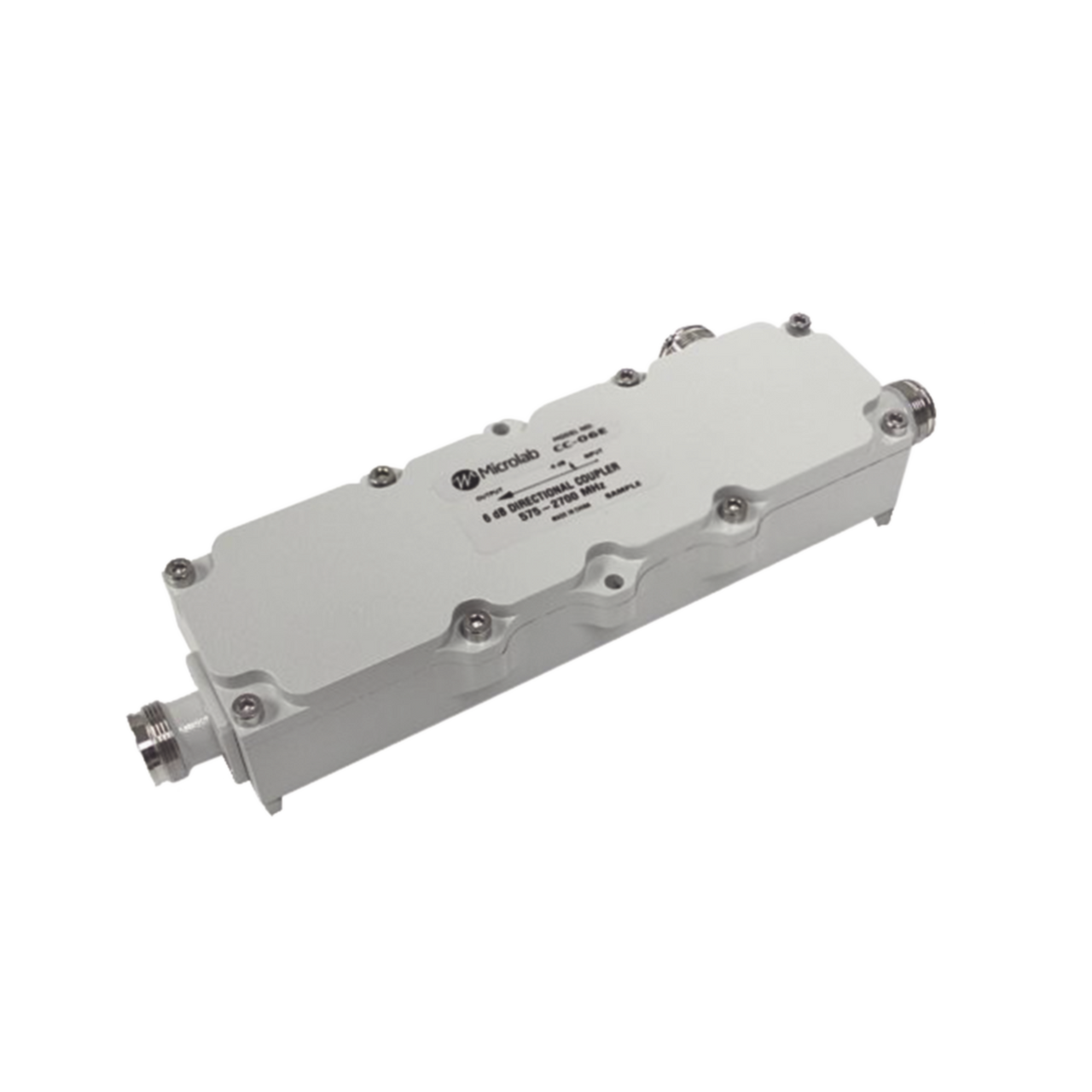CC-13E Acoplador direccional 13dB 575-2700MHz 300W - 161 dBc 4.3 - 10 IP67