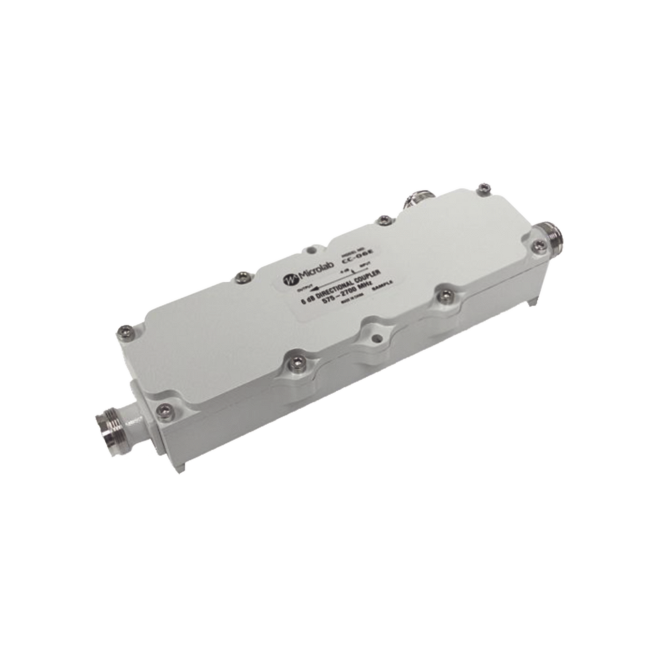 CC-20E Acoplador direccional 20dB 575-2700MHz 300W - 161 dBc 4.3 - 10 IP67
