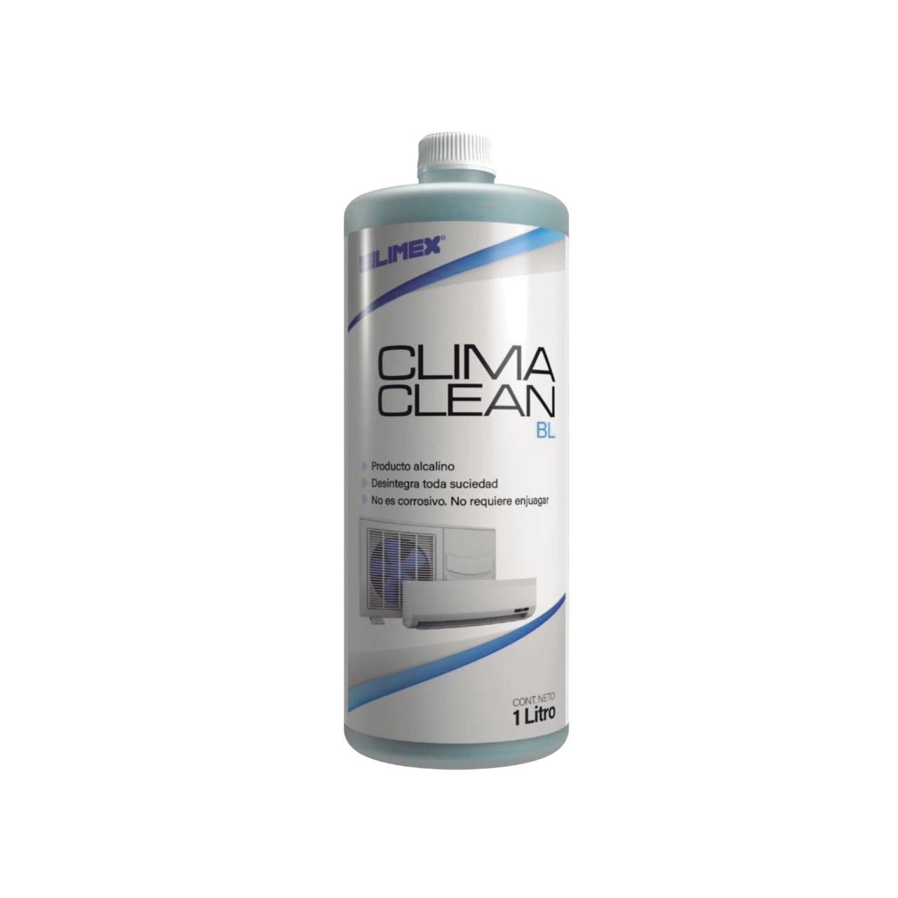 CLIMA-CLEAN-BL CLIMA CLEAN BL Limpiador a base ácida que garantiza una limpieza profunda y profesional en derpentines de minisplits, mejorando su eficiencia y prolongando su vida útil