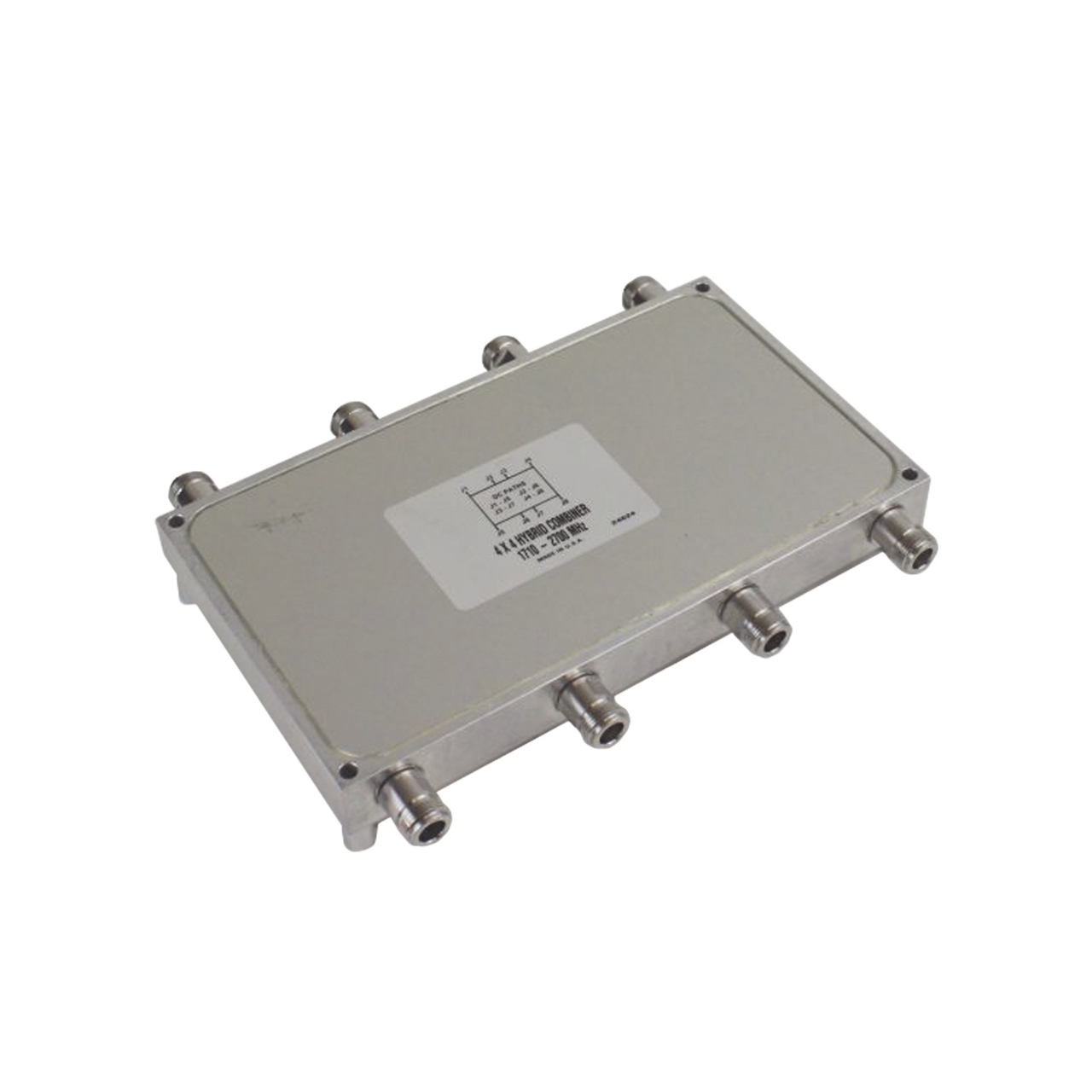 CM-88N Combinador hibrido 4x4 694-2700MHz 150W -161dBc tipo N IP64