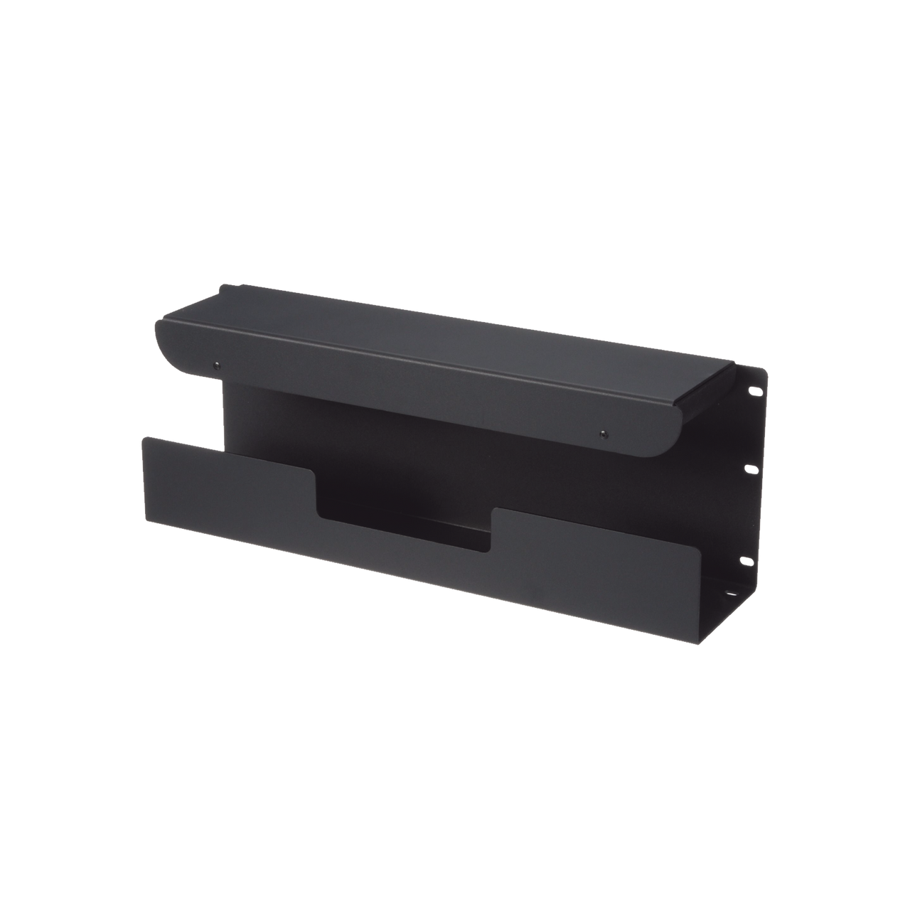 CMLT19 Accesorio Pasacables Para Rack Estándar de 19 in, 4 UR, Capacidad de 260 Cables Cat6, 4.5 in de Profundidad, Color Negro