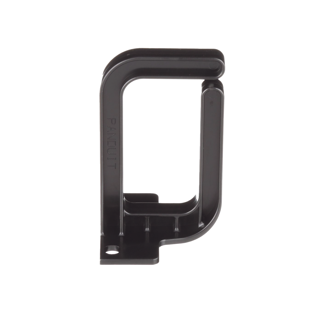 CMVDR1S Anillo Tipo D Vertical, Para Gabinetes de Telecomunicaciones, 1 UR, Color Negro