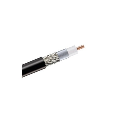 CNT-400 Cable coaxial 90% de blindaje, certificación RoHS, conductor de cobre revestido de aluminio, 50 Ohms