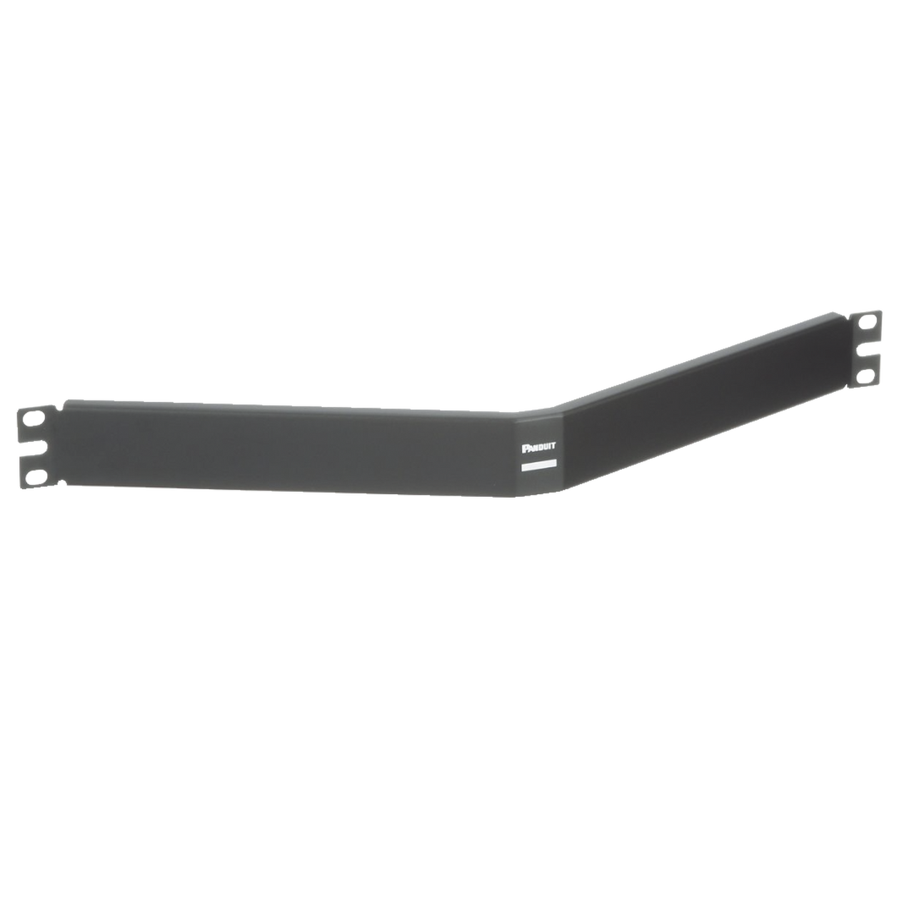 CPAF1BLY Tapa Ciega Para Rack Estándar de 19in, Angulado, de Acero, 1UR, Color Negro