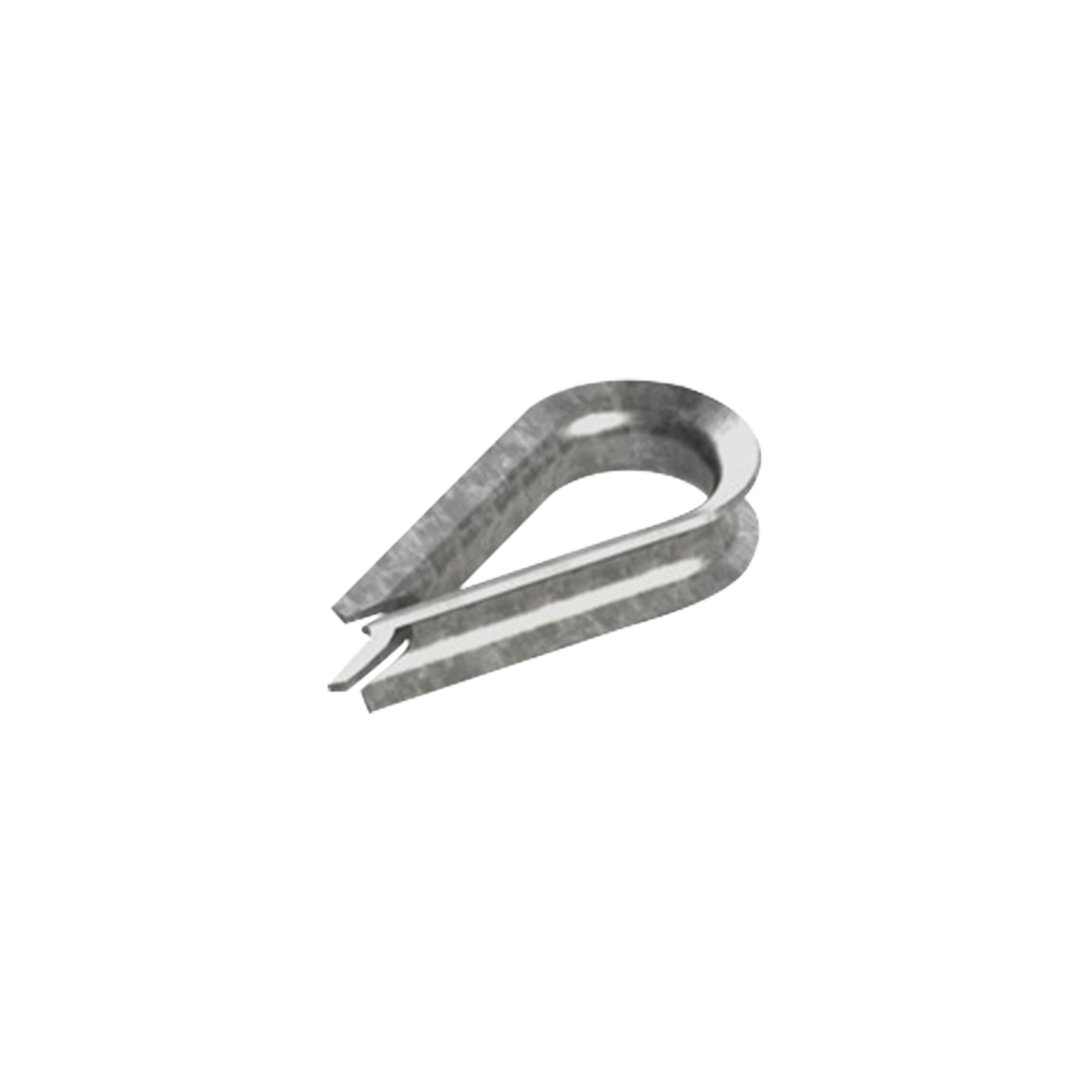 CUELLO-14LS Guardacabos/cuello 1/4 acero con electro galvanizado.