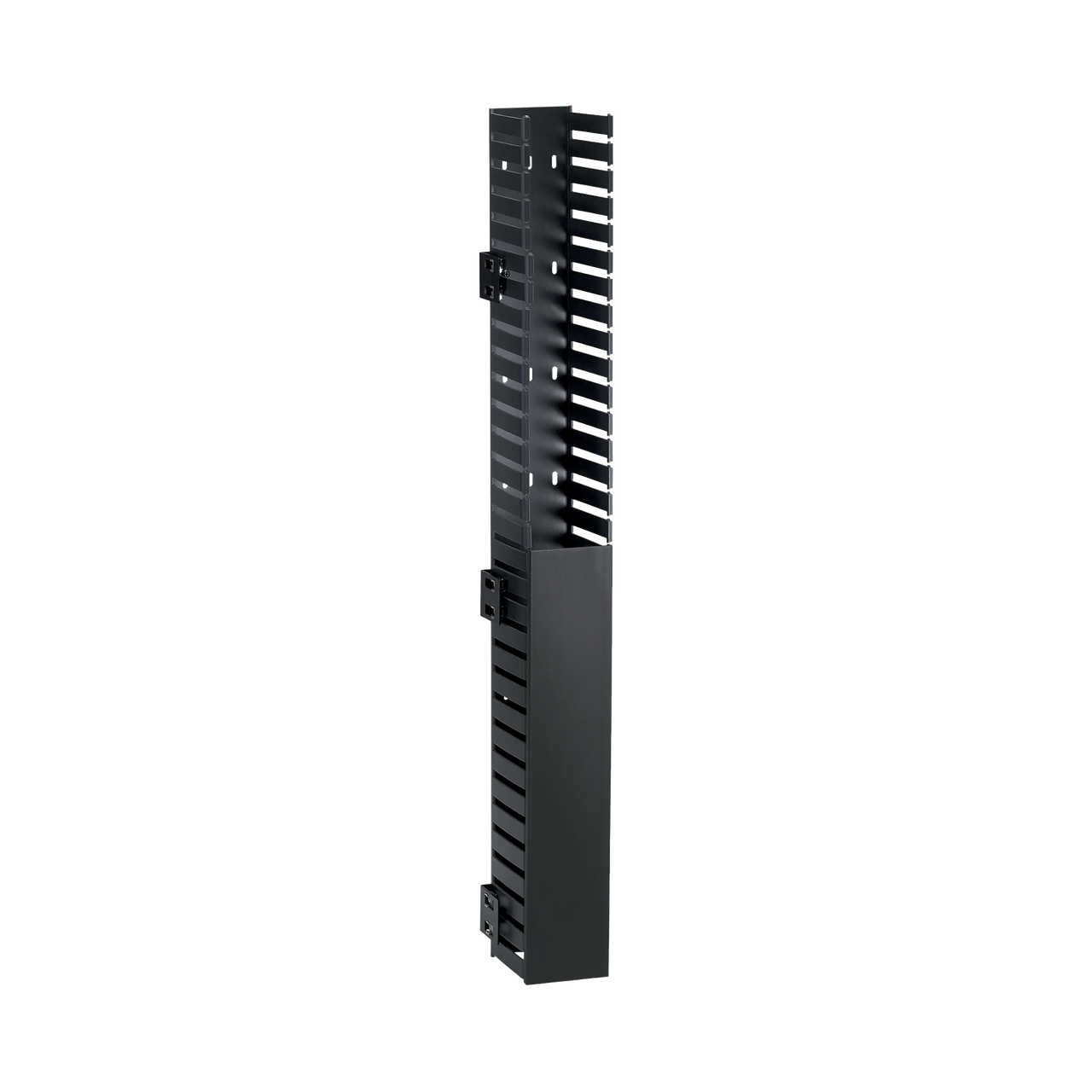 CWMPV2440 Organizador Vertical IN-Cabinet, Sencillo (Solo Frontal), Para Uso Con Gabinetes Panduit, Montaje Lateral en Riel de Rack, 40 UR, 1.95 in de Ancho, Color Negro