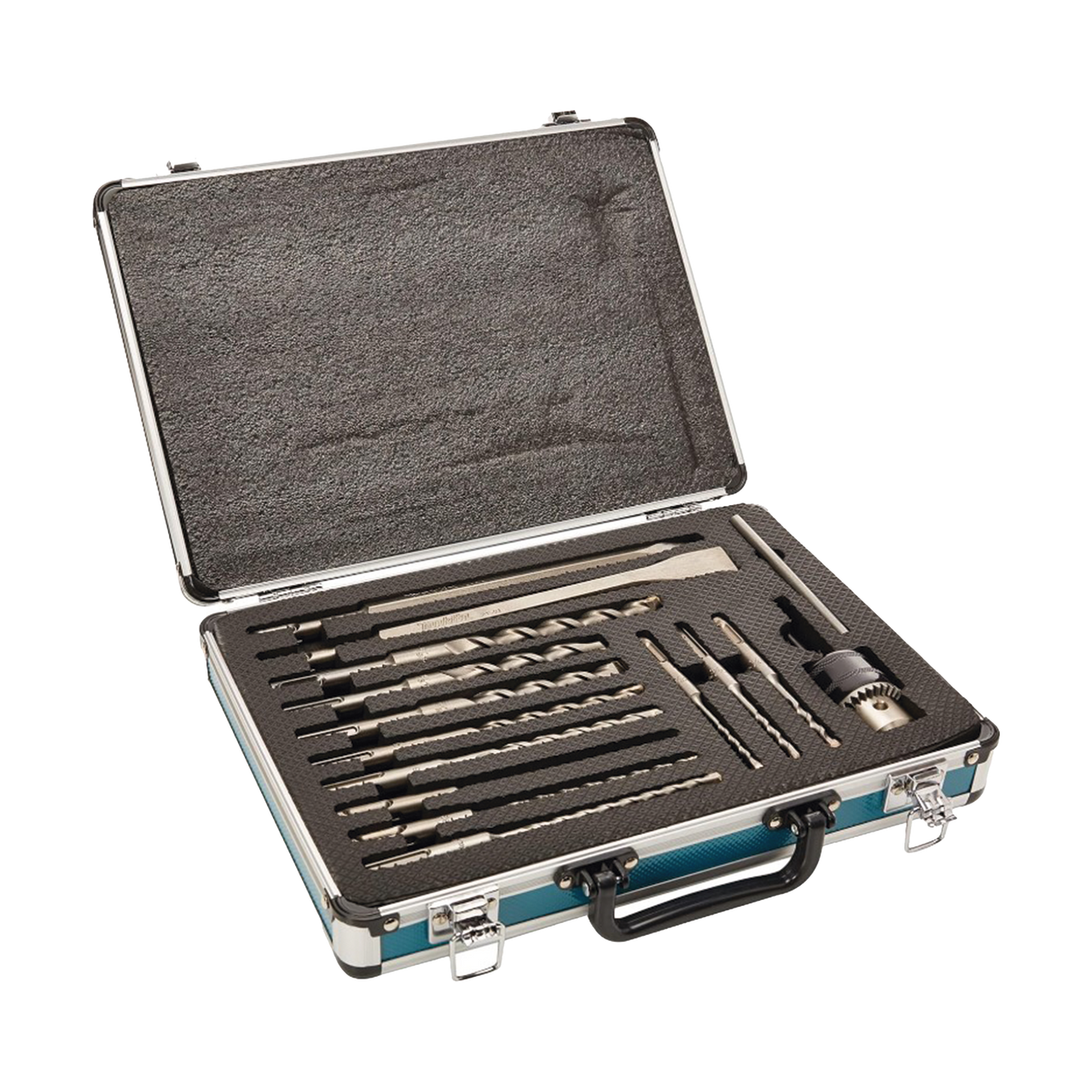 D-71205 Juego de 14 piezas de Brocas, Cinceles y Broquero SDS Plus Makita