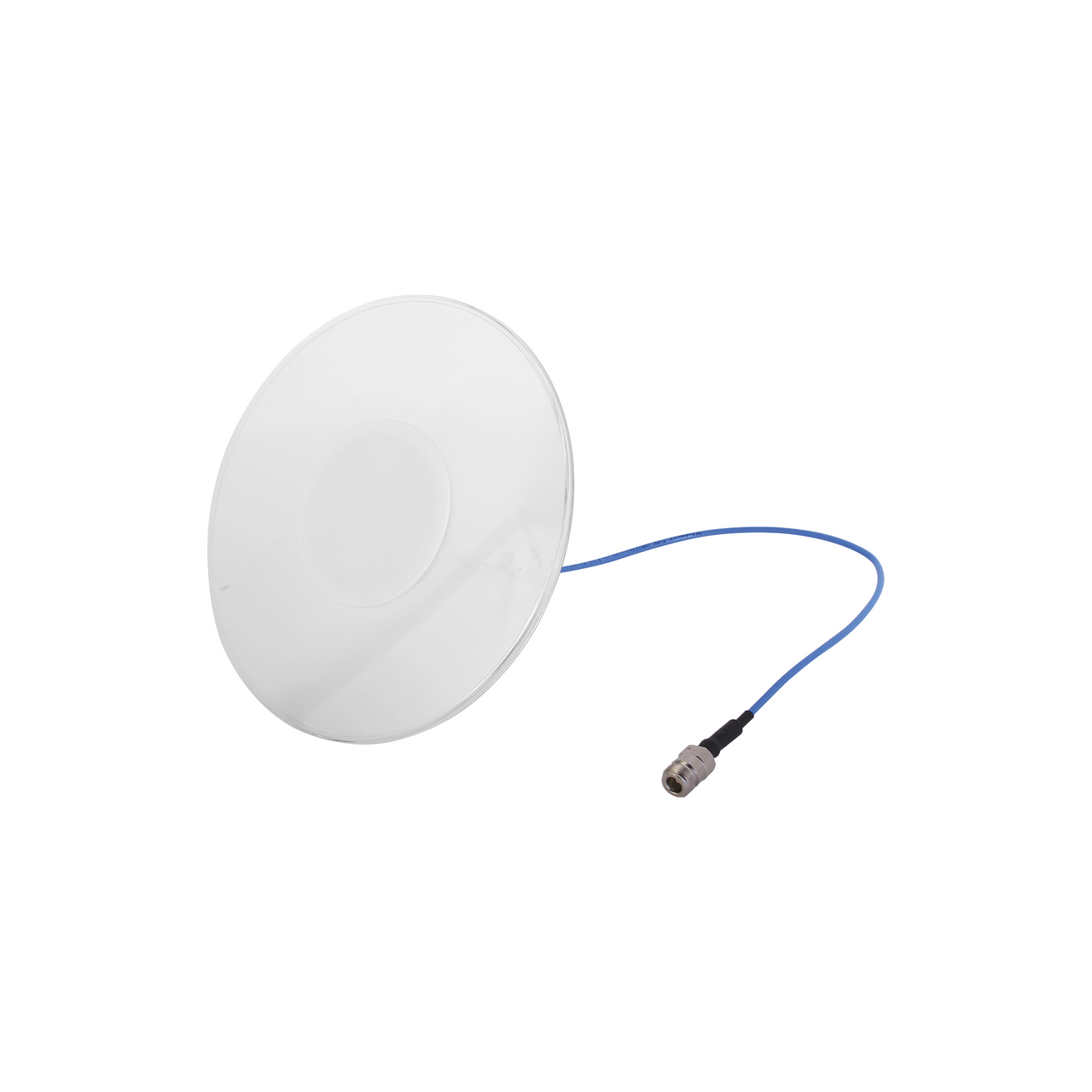 DASUTCC500NF Antena plana traslucida DAS para techo, 698-2700 MHz, bajo PIM, N Hembra.