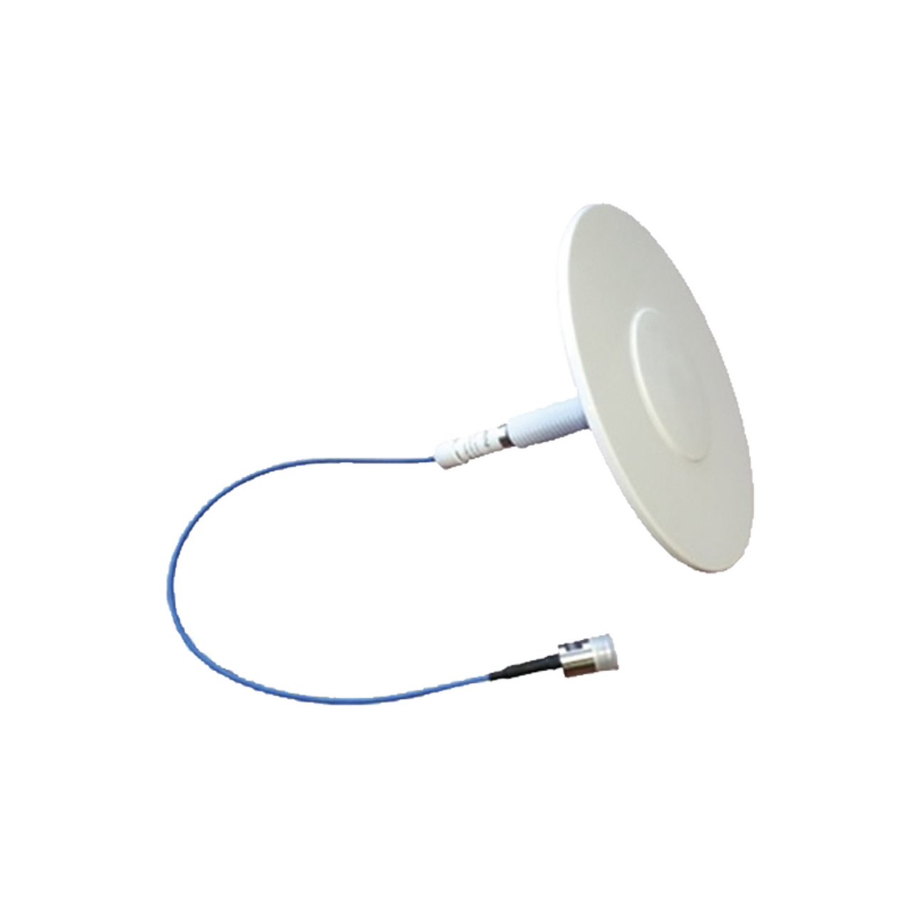 DASUTWC500NF Antena plana blanca DAS para techo, 698-2700 MHz, bajo PIM, N Hembra.