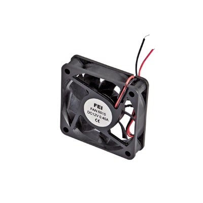 FAN-602512 Ventilador Anticondensante Axial Cuadrado, 60x60x25 mm, 12 Vcc, 4390 RPM, 1.8 W, 0.15 A, Flujo de Aire de 25.0 CFM, Unión Sellada.