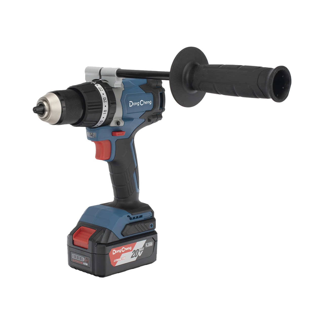 DCJ-Z0313-EM Rotomartillo / Taladro Inalámbrico sin carbones de 20V, incluye 2 Baterías de 4.0Ah, Cargador y Maletín.