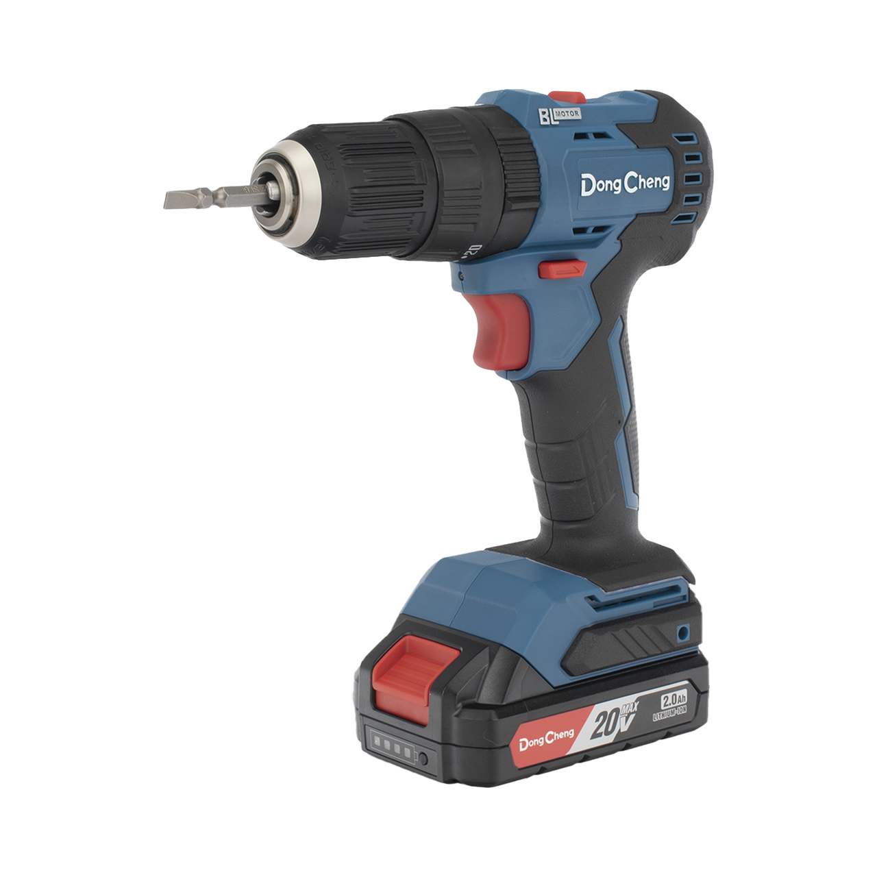 DCJ-Z2050-IAM Rotomartillo / Taladro Inalámbrico de 20V sin Carbones, Broquero de 1/2, incluye 2 Baterías de 2.0 Ah, Cargador y Maletín