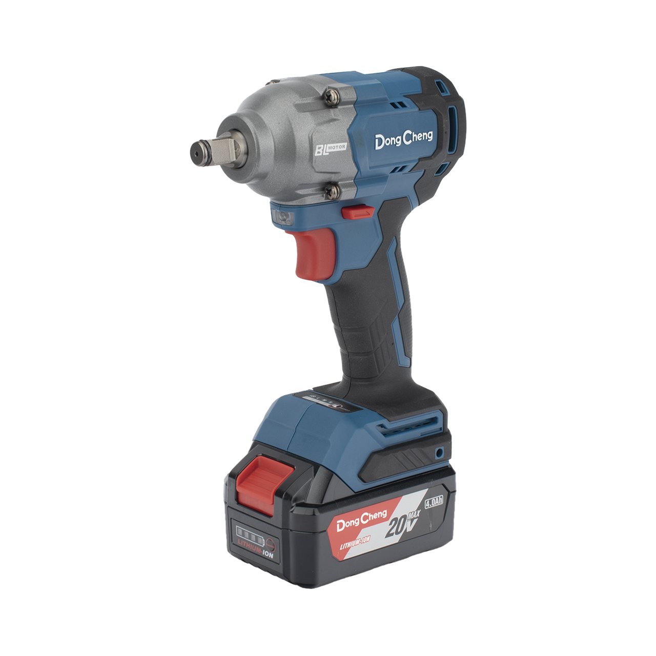 DCP-B488-EM Llave de Impacto Inalámbrica de 20 V, incluye 2 Baterías de 4.0 AH, Cargador y Estuche plástico.