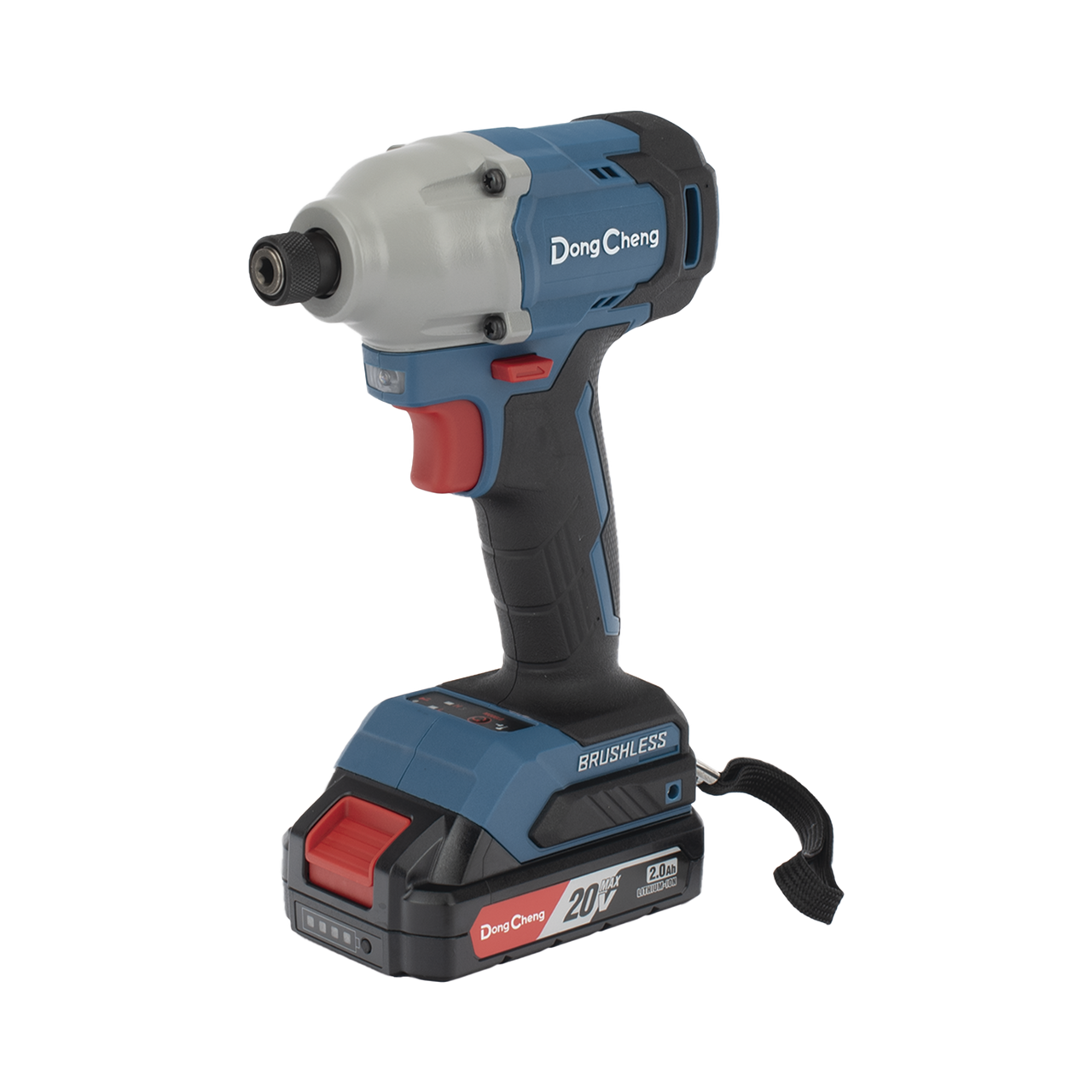 DCP-L0314-DM Atornillador de Impacto de 1/4 in. sin escobillas de 20V, incluye Batería de 2.0 Ah y Maletín