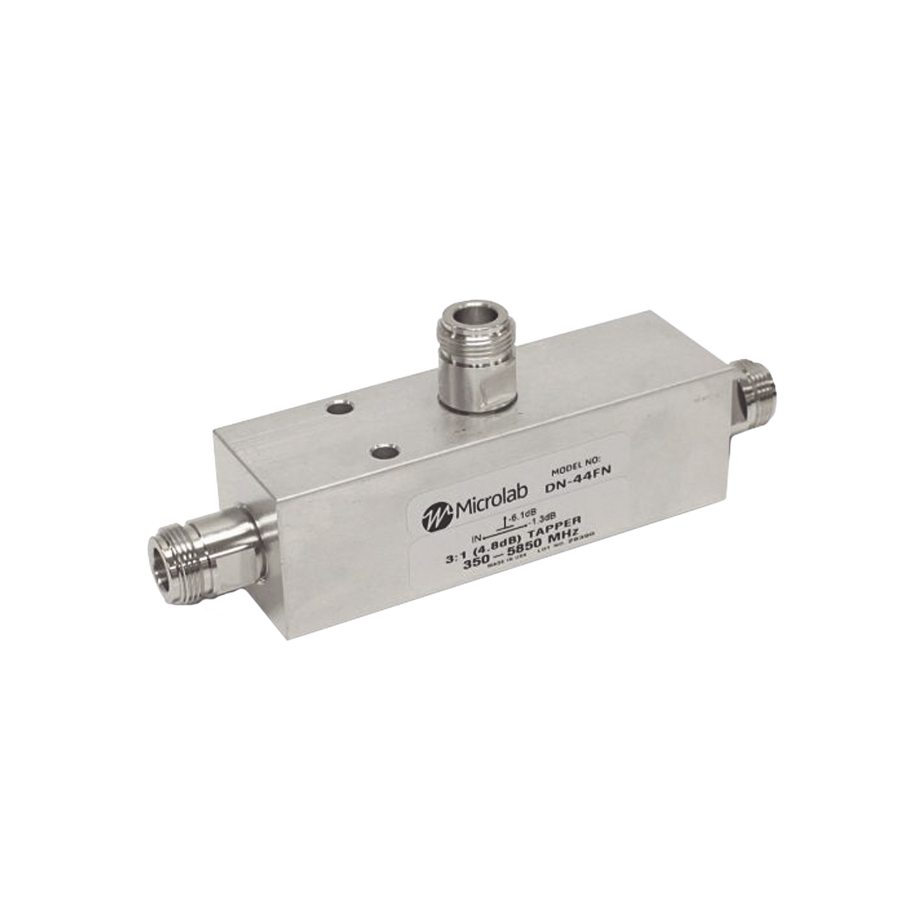 DN-04FN Separador 20dB (100:1) Tap 350-5930MHz 500W -161dBc TIPO N IP67 .