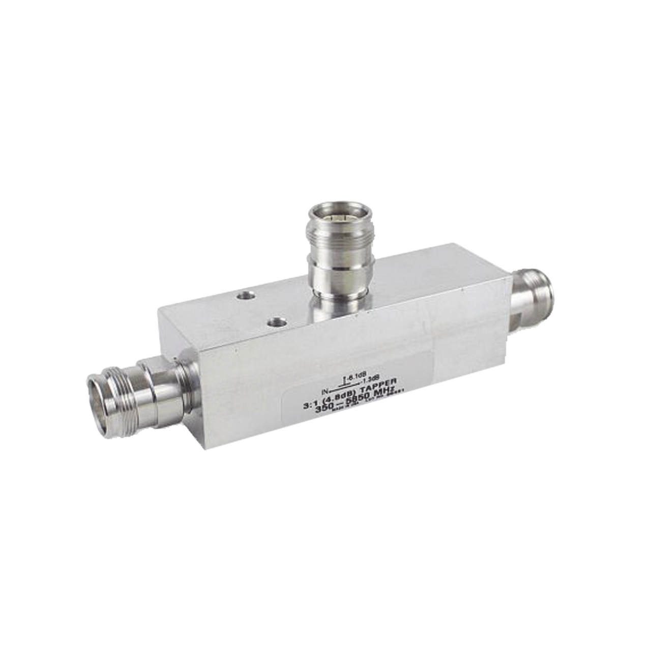 DN-54FE SEPARADOR 6dB (4:1) Tap 350-5930MHz 500W -161dBc 4.3-10 IP67 .