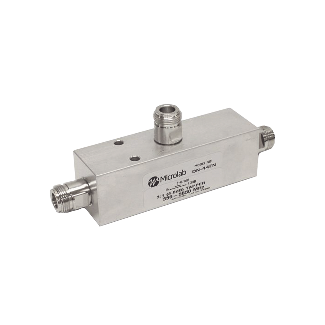 DN-64FN SEPARADOR 8dB (6:1) Tap 350-5930MHz 500W -161dBc TIPO N IP67 .