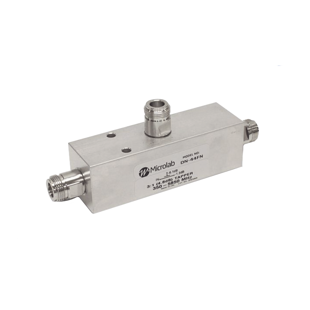 DN-84FN SEPARADOR 13dB (20:1) Tap 350-5930MHz 500W -161dBc TIPO N IP67 .