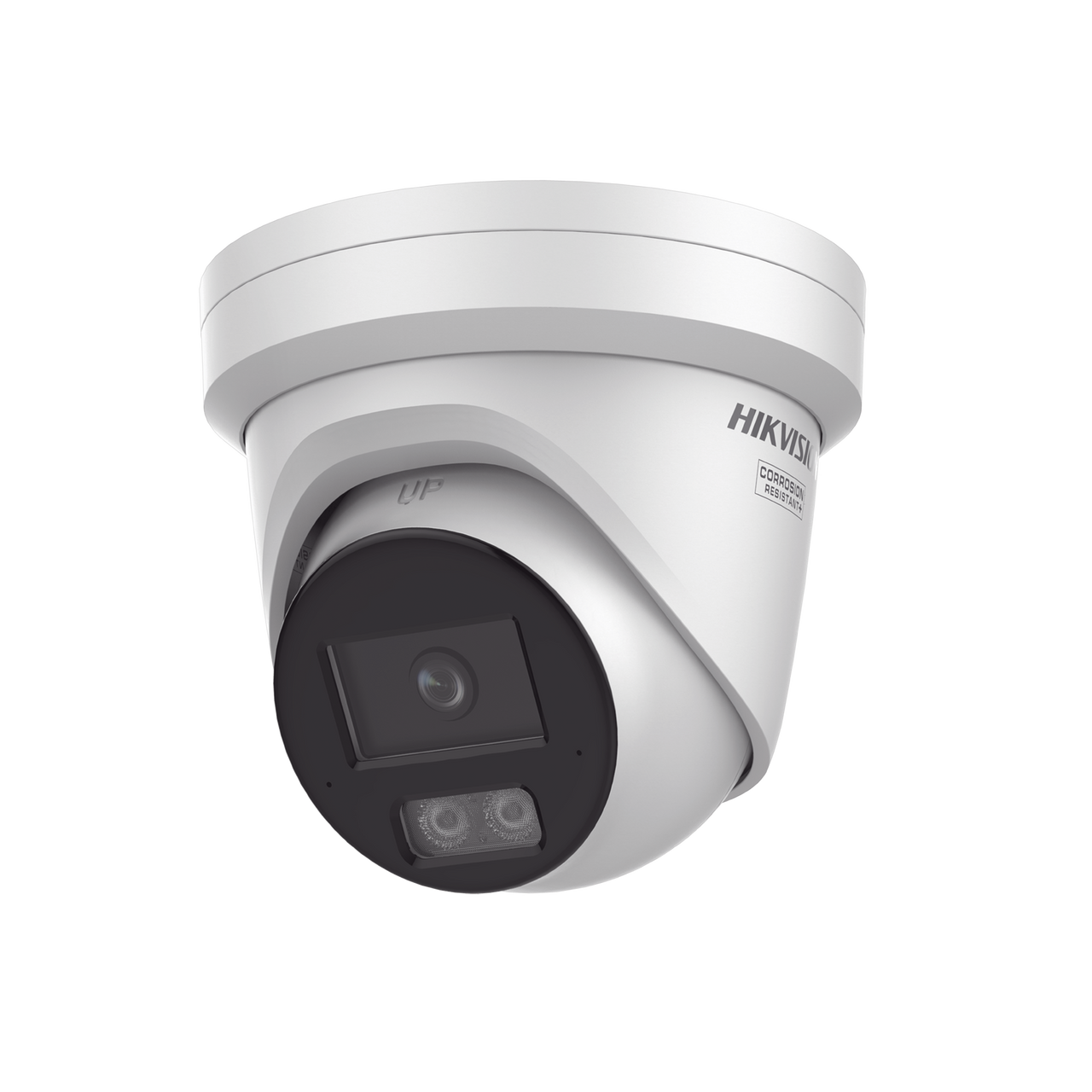 DS-2CD3347G3-LISU Turret IP 4 Megapixel / Imagen a color 24/7 / Lente 4 mm / Luz Blanca 40 mts / Exterior IP67 / Micrófono Integrado / WDR 120 dB / Audio y Alarma / Onvif / MicroSD