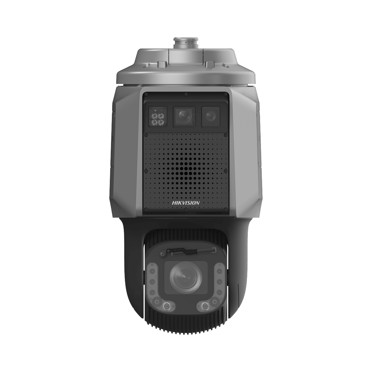 DS-2SR8C440I5XG-LFW/SP/R15/18 Cámara PTZ con Radar Triple Cámara Integrada / Detección de Intrusión por Radar / Rango de Detección 500 m / 32x Zoom Óptico / IP67