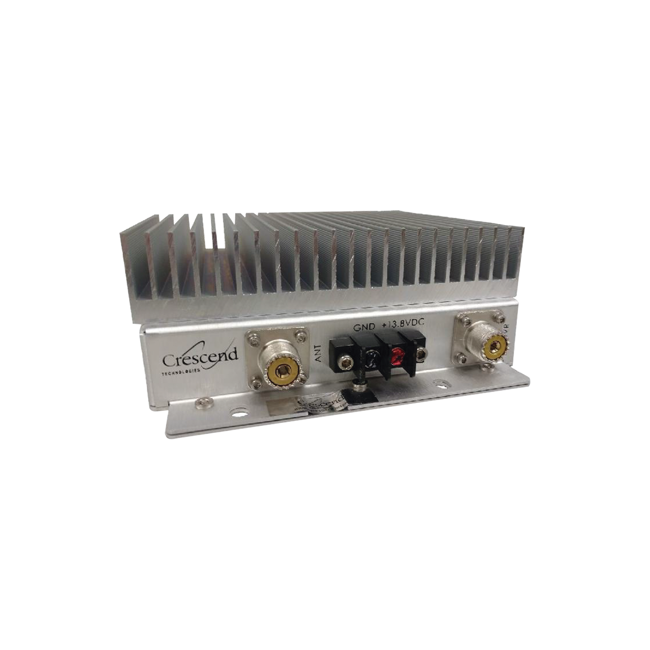 DSDTUH-50-02 Amplificador Vehicular 450-512 MHz, Entrada 1-5 Watt /Salida 50 Watt, 11 Amp., UHF Hembras.
