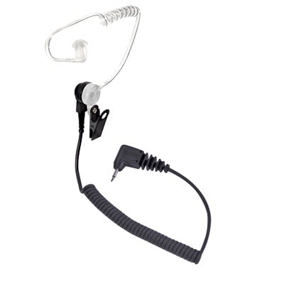 E1-10007 Audífono con tubo acústico sólo para escuchar con conector de 3.5 mm