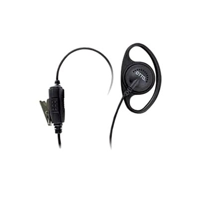 E1-ET2MS131 Micrófono-Audífono tipo Anillo, Cable con 40 lbs de Resistencia. Motorola EP450, MAGONE, DEP450 y Hytera series TC500/600/700