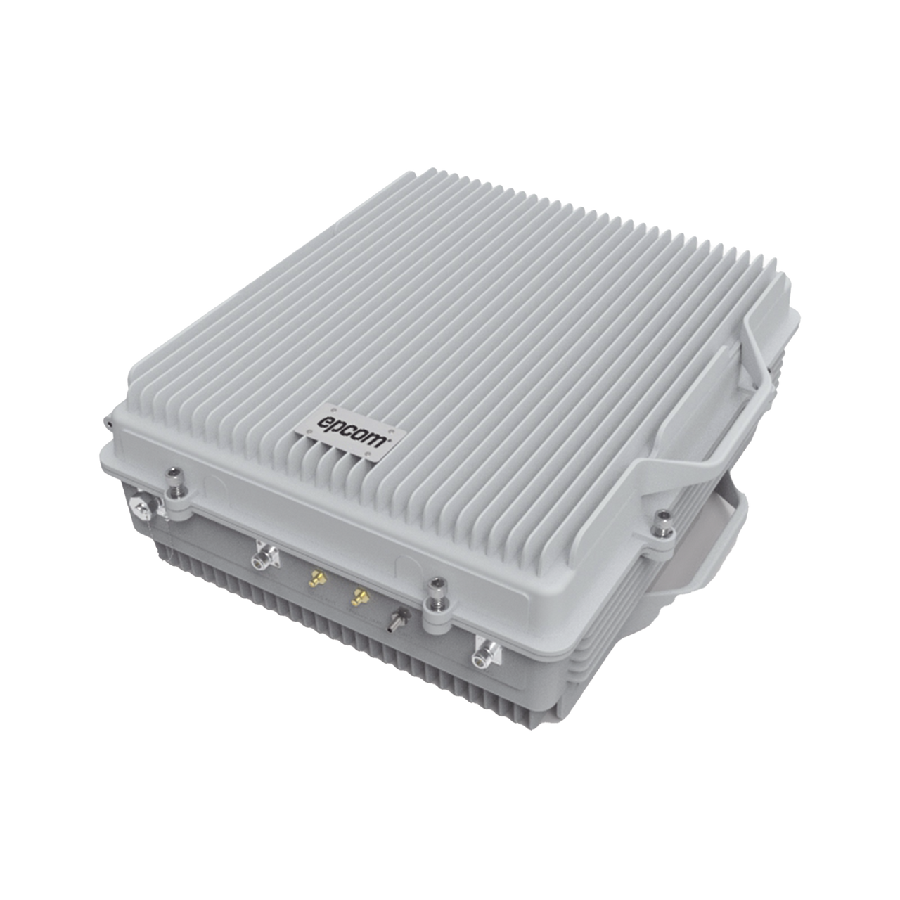 EP43-B466-ABSE (HASTA 4 KILÓMETROS) Amplificador de Señal Celular 4G de ALTA POTENCIA: Especial para Crear una Zona Celular en Áreas Rurales o Comunidades Alejadas. 95 dB de Ganancia, 20 Watts de Potencia, 1700/2100 MHz.