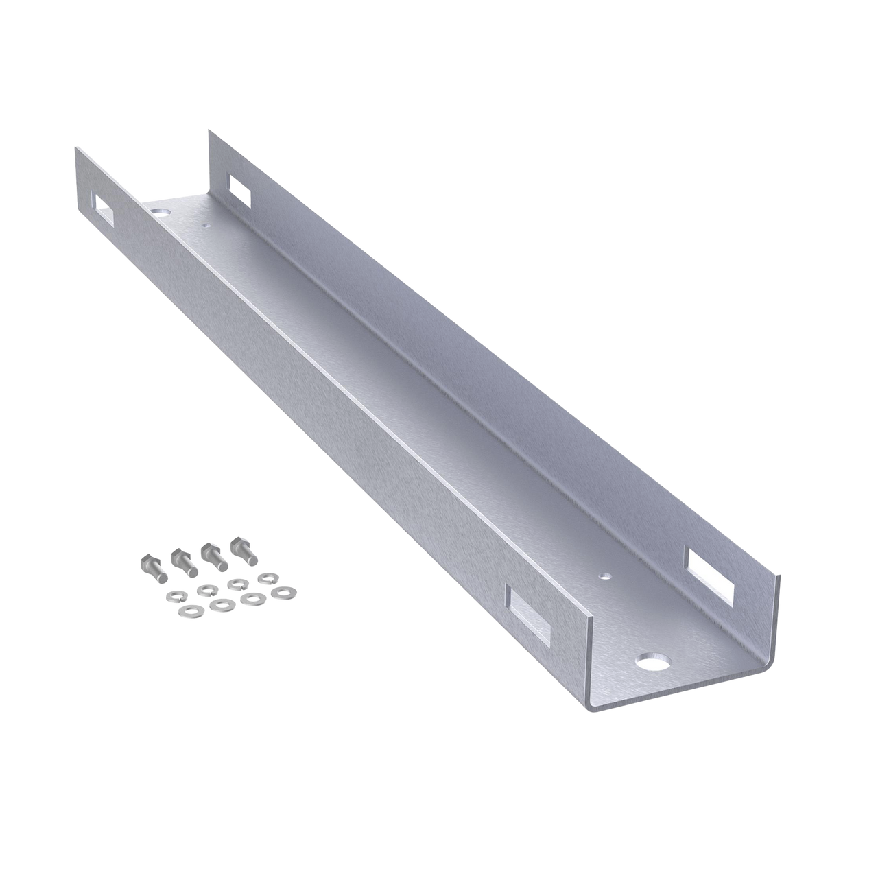 EPMC12 Montaje de Poste Para Gabinetes OSP ComLine de 1200 mm de alto (25 UR), De Aluminio, Color Negro