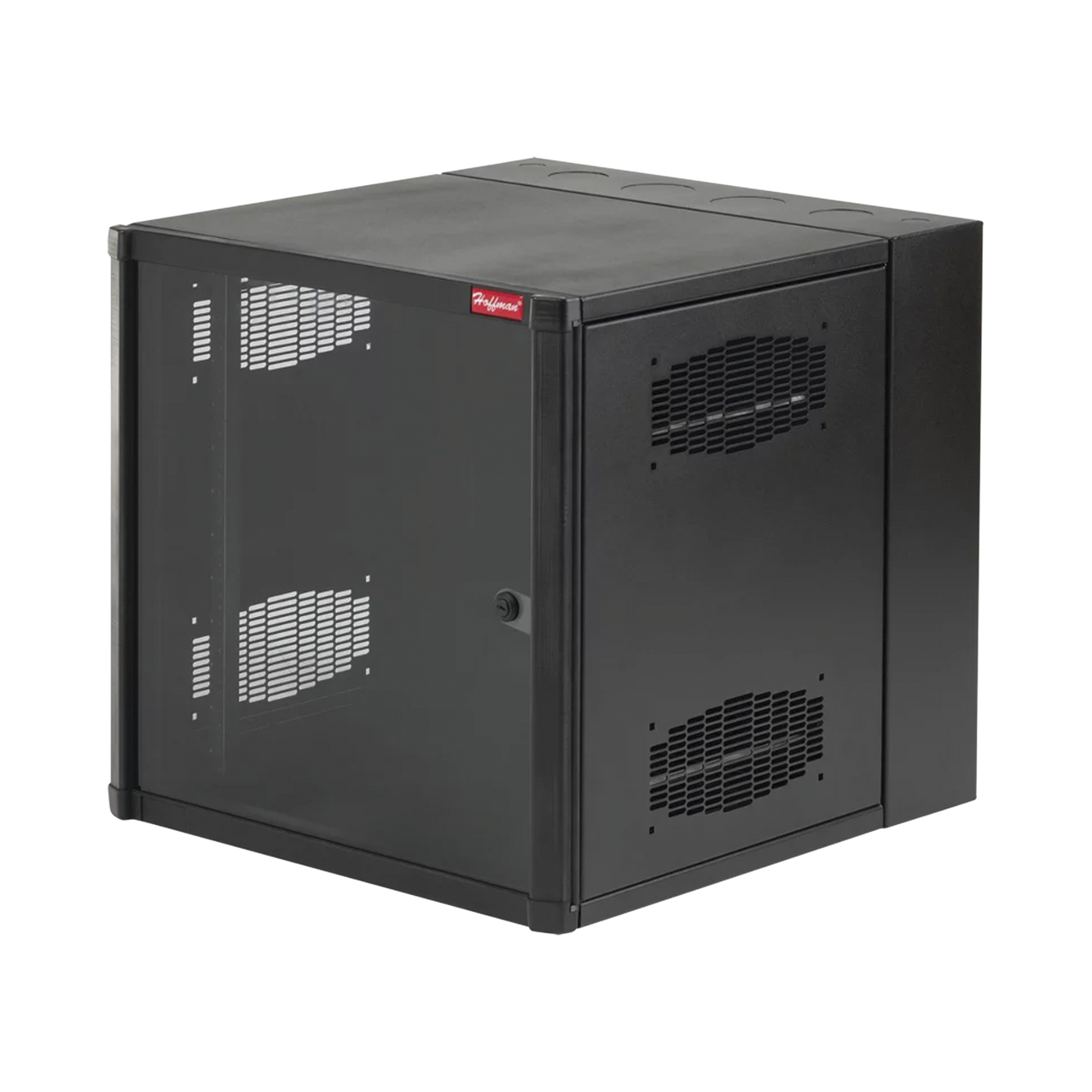 EWMW362425 Gabinete AccessPlus de Montaje en Pared de 19in, Rieles Numerados y Roscados #10-32, Puerta con Ventana de Seguridad, 600 mm de Ancho, 637 mm de Profundidad, 19 UR, Color Negro