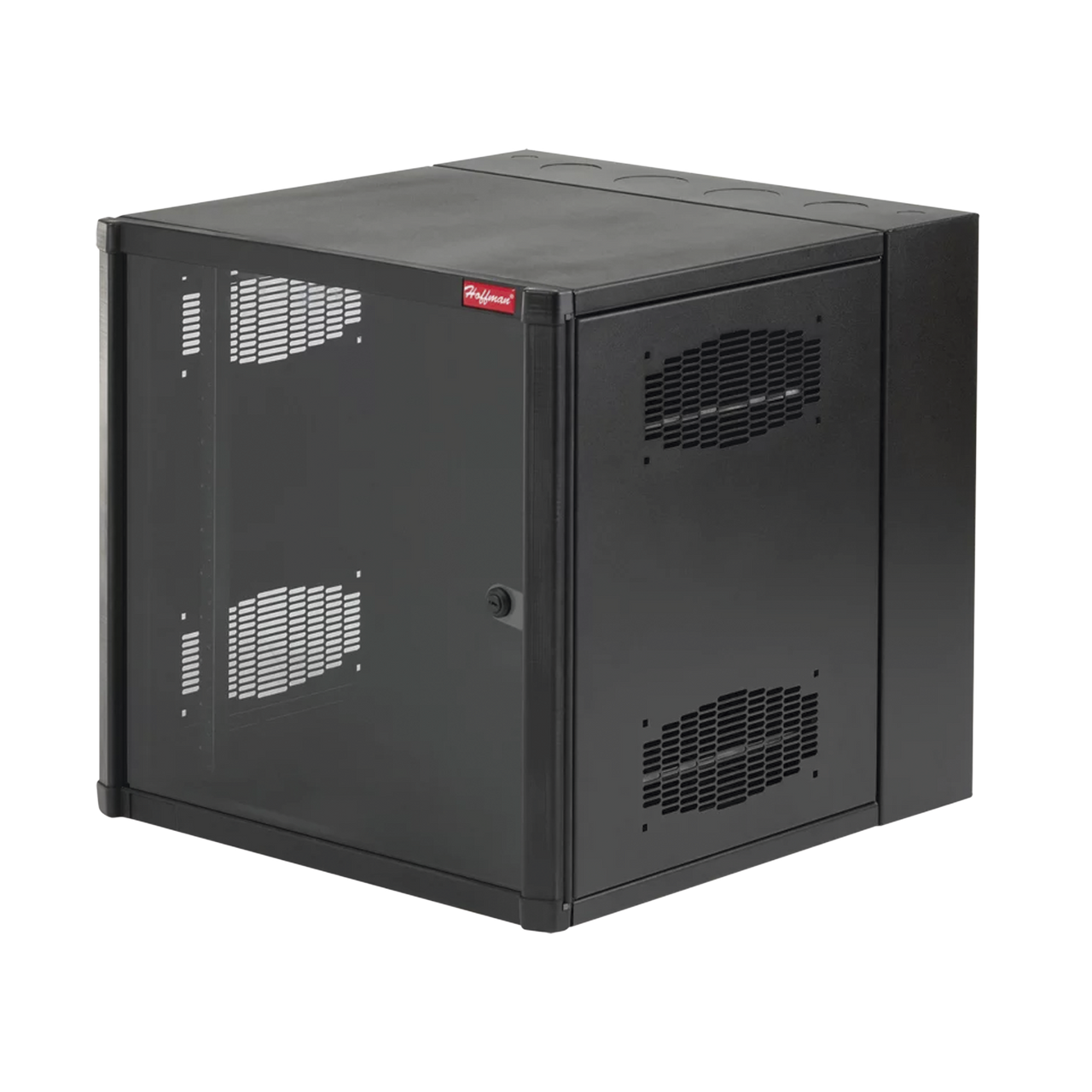 EWMW362430 Gabinete AccessPlus de Montaje en Pared de 19in, Rieles Numerados y Roscados #10-32, Puerta con Ventana de Seguridad, 600 mm de Ancho, 762 mm de Profundidad, 19 UR, Color Negro