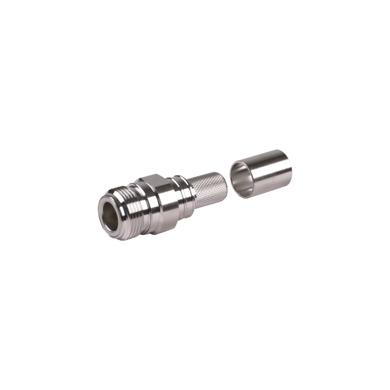 EZ-400-NF-X Conector N Hembra Plegable con Pin Cautivo para cables RG8 LMR-400