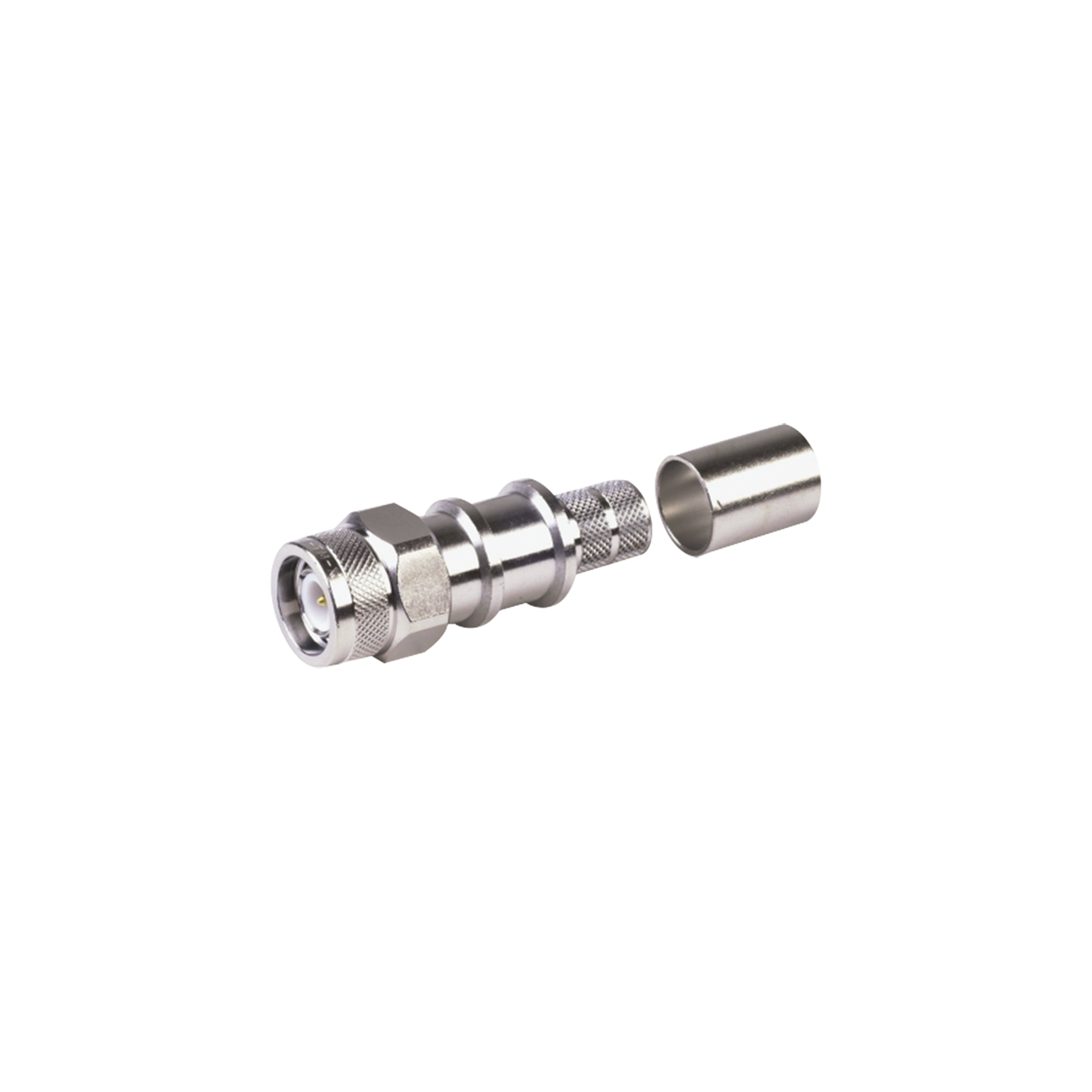 EZ-400-TM-X Conector TNC Macho Plegable con Pin Cautivo para cables Tipo RG8