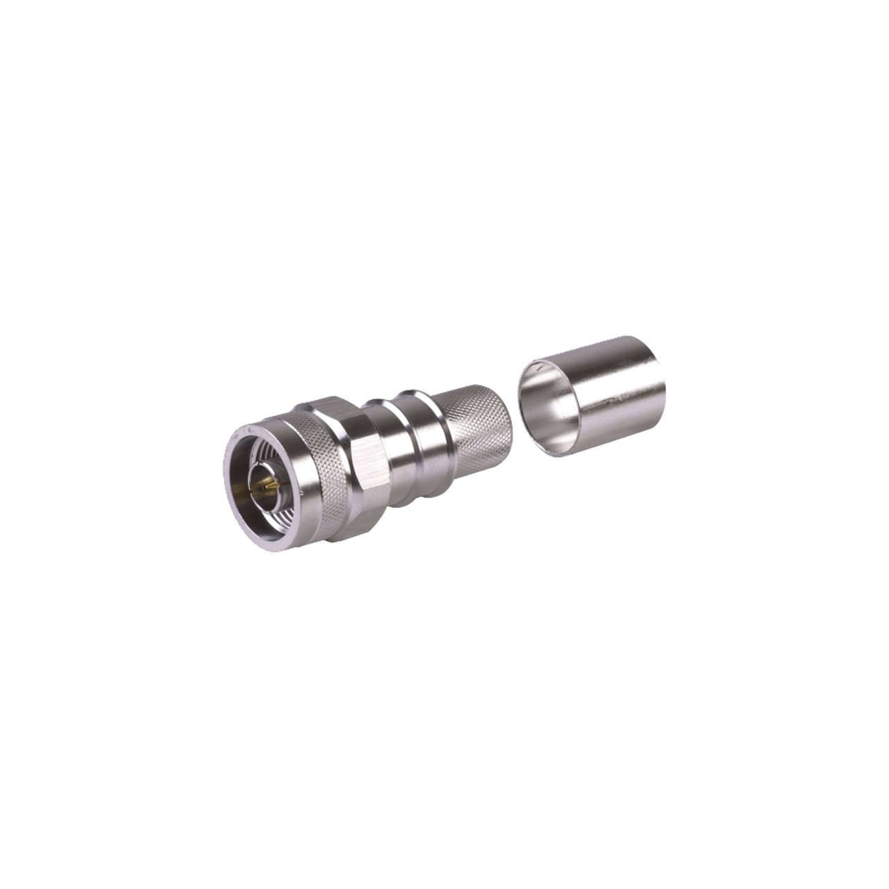 EZ-600-NM-HX Conector N Macho Plegable con Pin Cautivo para cable LMR600, LP600
