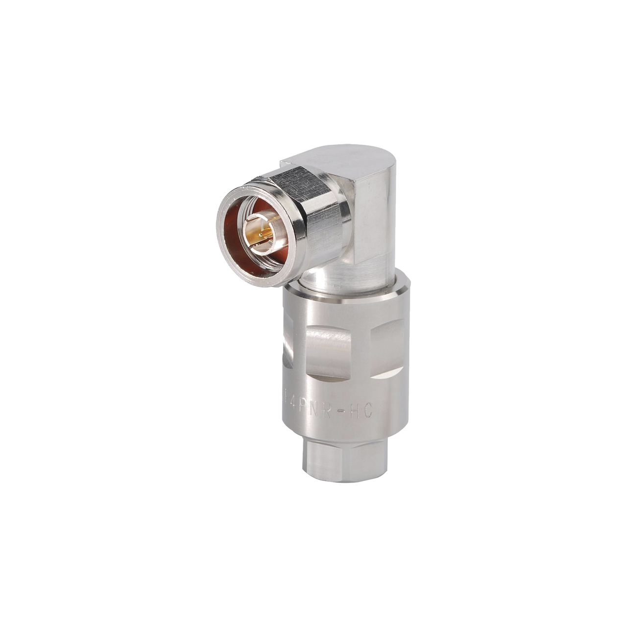 F4PNRHCR Type N Male Right Angle for 1/2 in FSJ4-50B cable