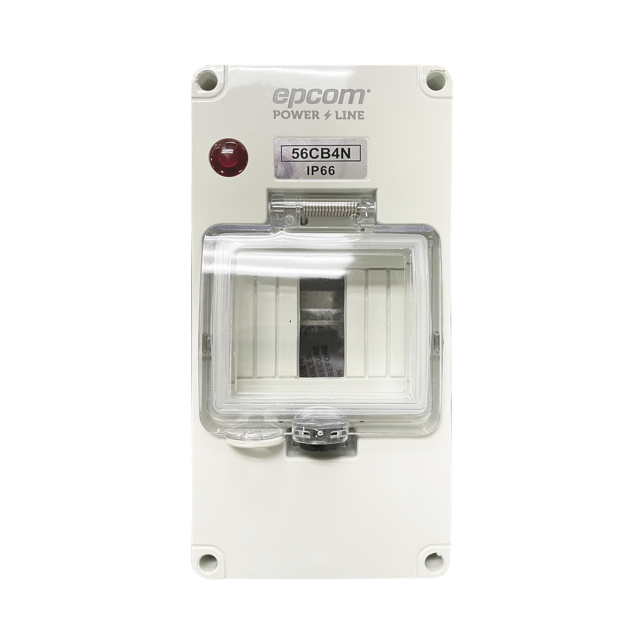 F56CB4N Gabinete Plástico para Exterior IP66 para Riel Din