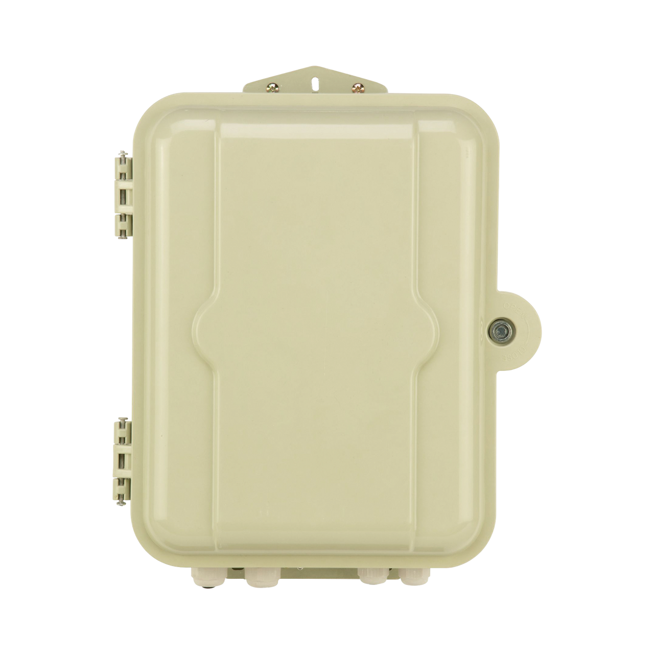 FPONE3 Gabinete Pasivo de Fibra Óptica, Acepta Dos Placas FPONEAP12, Protección IP55, Montaje en Poste o Pared