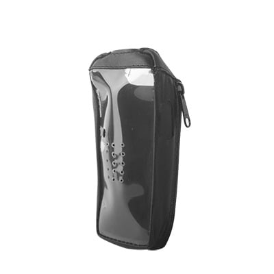 FSM-TK-2212T Funda Reforzada de piel con frente transparente para radios TK-2212, TK-2212L, TK-3212 y TK-3212L.
